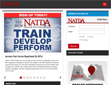 Tablet Screenshot of natda.org